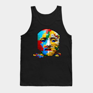 Master Builder Creepy Face Tank Top